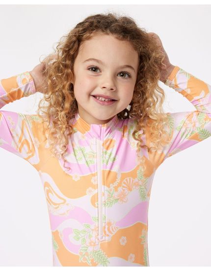 Sunkissed Long Sleeve Surf Suit - Girls (1-8 years)