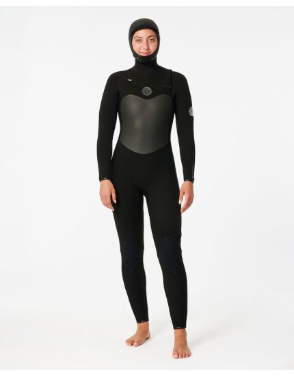 Women's Flashbomb 5/4 Hooded Chest Zip Fullsuit Wetsuit