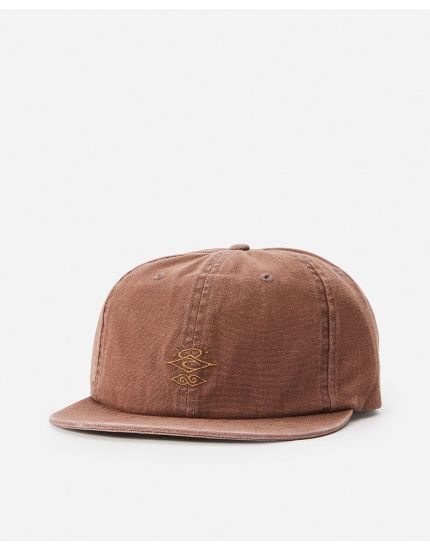 Searchers Canvas Adjustable Cap in Chocolate